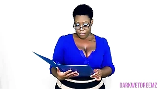 An Open Mouth Policy &vert; Natural Ebony BBW