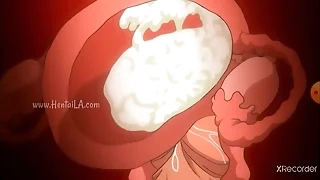 introduction cum into transmitted to uterus - anime hentai